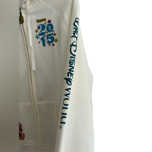 Disney Women’s Hoodie - 2015 Mickey Mouse & Friends Zip Hoodie Size XXL - Picture 3 of 9